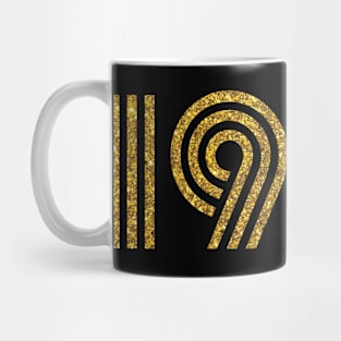 1974 Birth Year Glitter Effect Mug